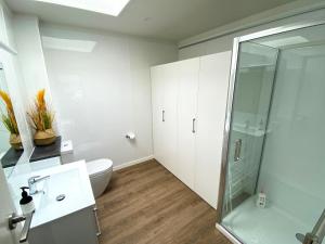 Koupelna v ubytování The Corner City Jem