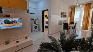 Nhà bếp/bếp nhỏ tại Golden Palas Apartments