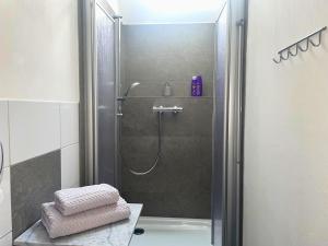 Koupelna v ubytování Ferienhaus Emma im Morsbacher Hof + 32 fotografií