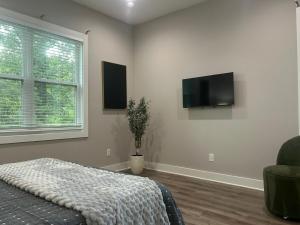 Et tv og/eller underholdning på Spacious Midtown Home Steps from Piedmont Park