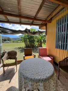 Χώρος καθιστικού στο Tai Bee Homestay