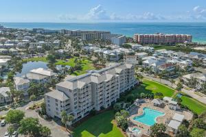 an aerial view of a resort and the ocean at Magnolia House 507 At Destin Pointe Resort in Destin