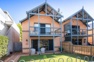 Bygningen som feriehuset ligger i