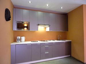 Kuchyň nebo kuchyňský kout v ubytování Hotel Sakamanga