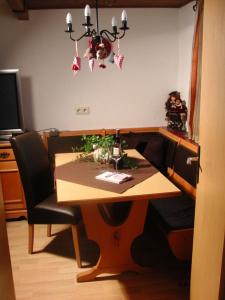 Posezení v ubytování Ferienwohnung Anne