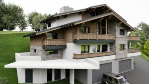 a rendering of a house at Kleinberg Chalet in Filzmoos