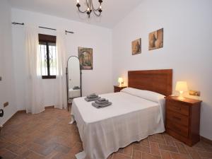 Ένα ή περισσότερα κρεβάτια σε δωμάτιο στο Family Villa with Pool