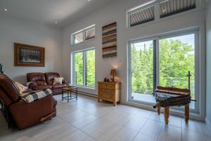 Χώρος καθιστικού στο Spa et Private lake - Le Rocher du Lac