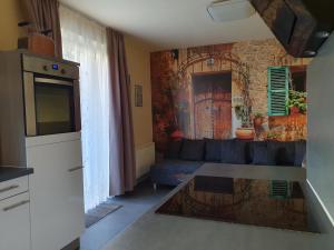 Η κουζίνα ή μικρή κουζίνα στο Ferienhaus Arnstadt