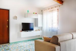 TV a/nebo společenská místnost v ubytování Daisy penthouse