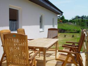 En terrasse eller udendørsområde på Cottage, Heringsdorf + 6 billeder
