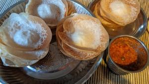 a plate of pastries on top of a table at Vista villa in Panama +40 photos