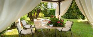 A garden outside Villa Celeste