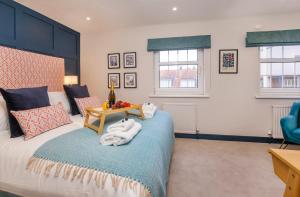 Ένα ή περισσότερα κρεβάτια σε δωμάτιο στο Spen Lane Apartments, York City Centre