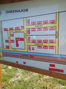 a sign for the entrance to a train station at Majorka in Balatonfenyves +1 photo