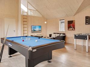 a billiard room with a pool table in it at 5 star holiday home in Kappeln in Kappeln