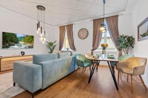 Et opholdsområde på Luxe Living at Old Town Center