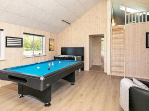 a large room with a pool table in it at Luxury Retreat in Marielyst - By Traum Ferienwohnungen in Marielyst +33 photos