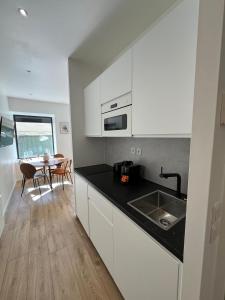 Dapur atau dapur kecil di Comfy Studio, Paris South