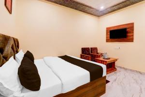 TV a/nebo společenská místnost v ubytování Super Hotel O Blue Heaven