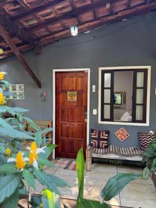 Ruang duduk di Apartamentos Ouro Verde