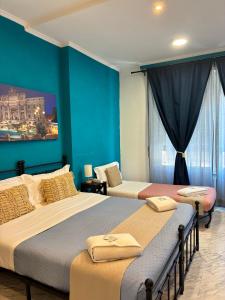 Postel nebo postele na pokoji v ubytování Domus Antica Trastevere