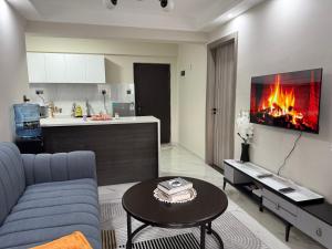 Kuchyň nebo kuchyňský kout v ubytování Kindaruma Home 1 Bedroom