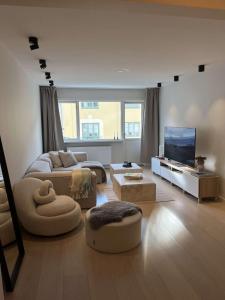 Χώρος καθιστικού στο Modern Apartment