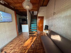 Posezení v ubytování Casa Refugio natural