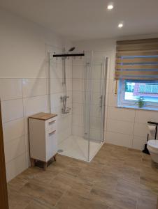 Ένα μπάνιο στο Bauers Ferienwohnung +4 φωτογραφίες