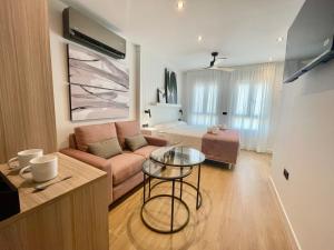 Khu vực ghế ngồi tại Ribera Luxury Suites