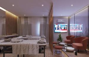 Μια τηλεόραση ή/και κέντρο ψυχαγωγίας στο Ivy Lush Hotel