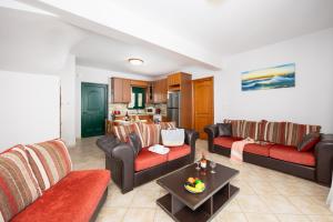 Χώρος καθιστικού στο Villa Vera