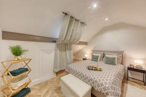 Postel nebo postele na pokoji v ubytování Chaleureux duplex 30 min de Paris