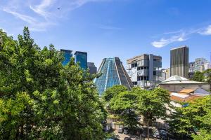 Nespecifikovaný výhled na destinaci Rio de Janeiro nebo výhled na město při pohledu z apartmánu