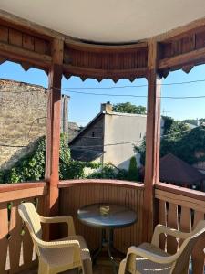 Balkon oz. terasa v nastanitvi Helga House