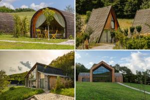 普里什蒂纳Kasollet e zanave的一幅四幅房子的照片