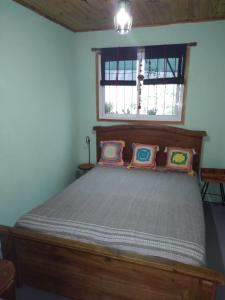 Postel nebo postele na pokoji v ubytování Casa de campo La Mary