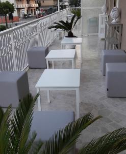A balcony or terrace at Hotel A-14