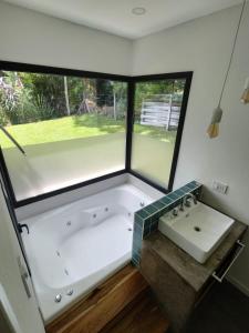 Koupelna v ubytování Loft Rubi