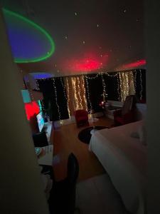 Posezení v ubytování Évasion Nuageuse