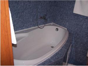 Koupelna v ubytování Hotel U Jelena