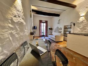 Posezení v ubytování La Casa del Chiarore