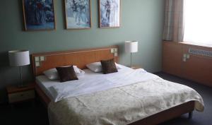 Postel nebo postele na pokoji v ubytování Hotel Cascade