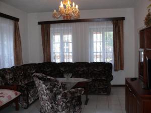 Ruang duduk di Pension a restaurace Rudolec