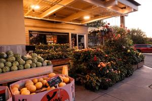 a produce section of a store with fruits and vegetables at Bos Cozy Victorian Top Floor Duplex Unit with Puget Sound views in Tacoma