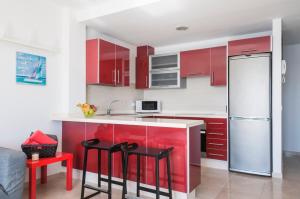 Kuchyň nebo kuchyňský kout v ubytování Apartment Poris Sunrises