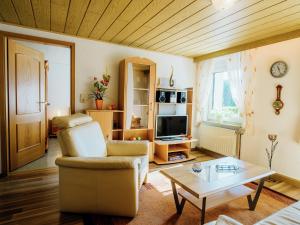 TV a/nebo společenská místnost v ubytování Ferienhaus in Plankenfels