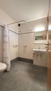 Koupelna v ubytování Pension Moravia