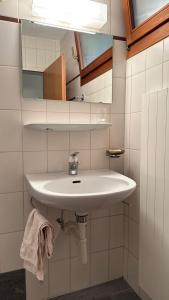 Koupelna v ubytování Pension Moravia